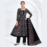 Pranjul Cotton Anarkali Salwar Suit Set with Dupatta